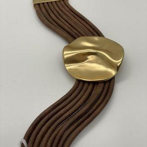 Brown Magnet Closure Bracelet